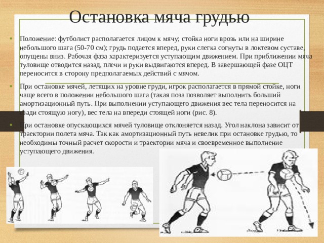 Основные приемы игры в футбол презентация