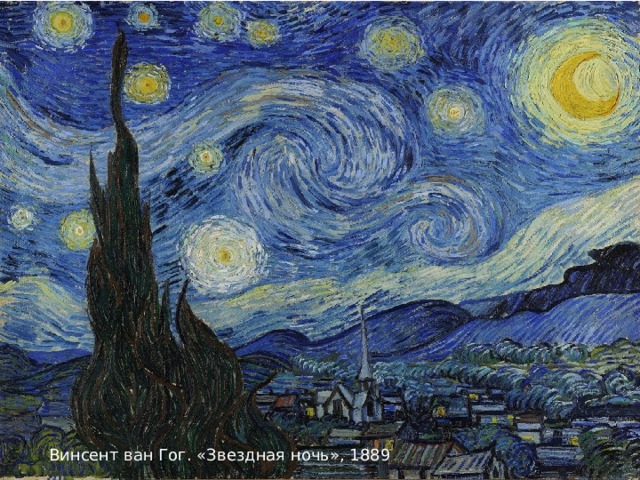 Винсент ван Гог. «Звездная ночь», 1889 