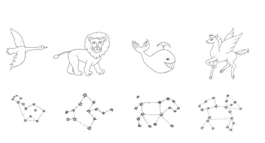 Созвездие льва рисунок по точкам окружающий мир 1 класс рабочая тетрадь