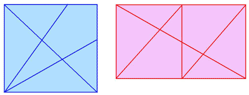 Разделить квадрат на 4 равные треугольника. Квадрат разделенный на треугольники. Разделить прямоугольник на 3 треугольника. Квадрат разделенный на треугольники и Четырехугольники. Прямоугольник разделенный на 7 частей.