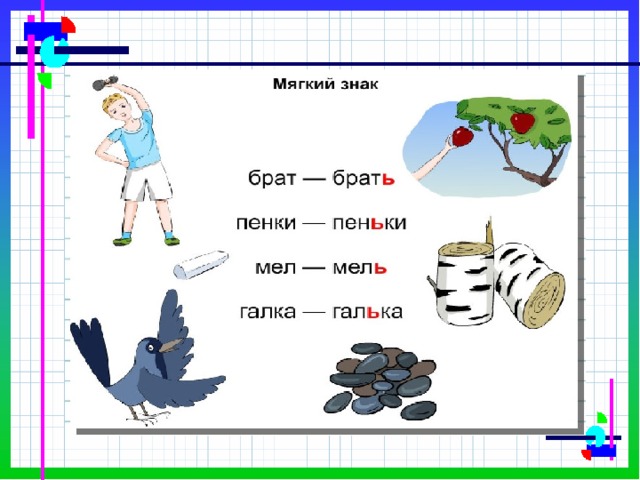 Слова с ь на конце картинки