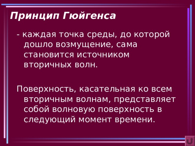 Принцип Гюйгенса 