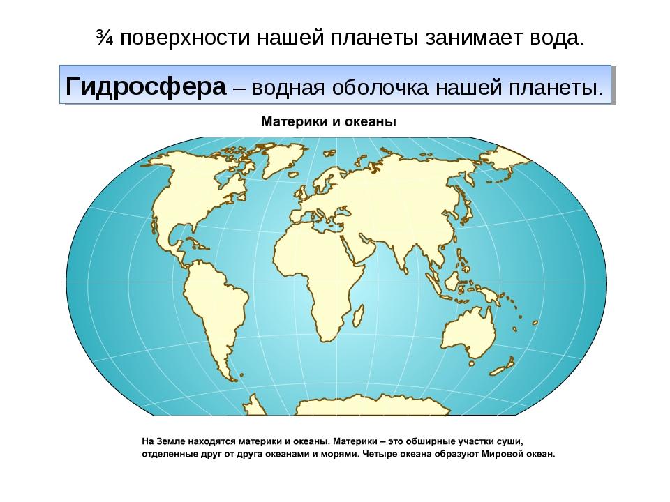 Земля на карте 2 класс