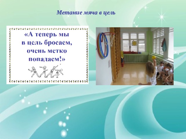 Метание мяча в цель 