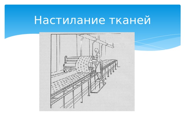 Настилание тканей 