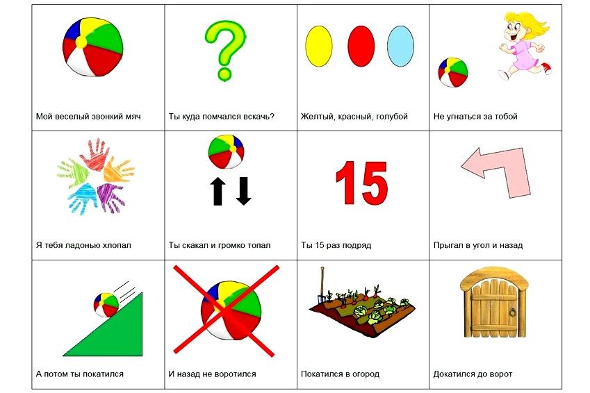Мнемозагадки для дошкольников в картинках