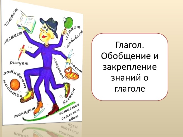4 класс школа россии обобщение о глаголе