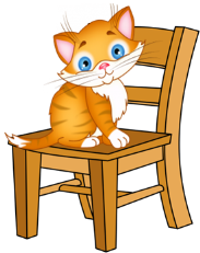 Кот сидит на стульчике. Котик под стулом. Котик в табуретке. Котенок сидит на стуле. The cat is the chair