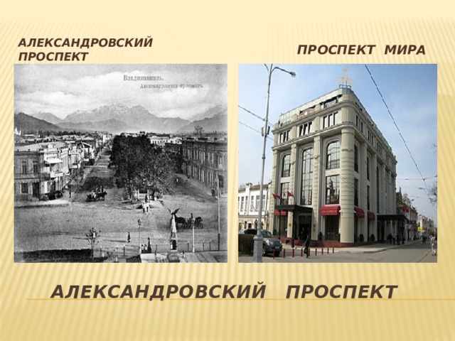  Проспект Мира Александровский Проспект  Александровский Проспект 