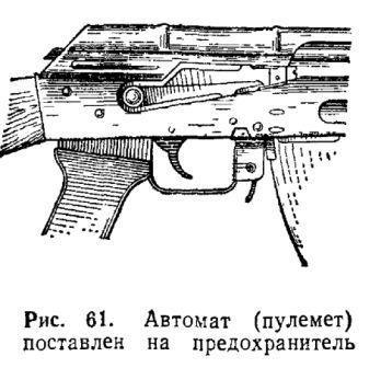 Предохранитель ак 74 фото положения