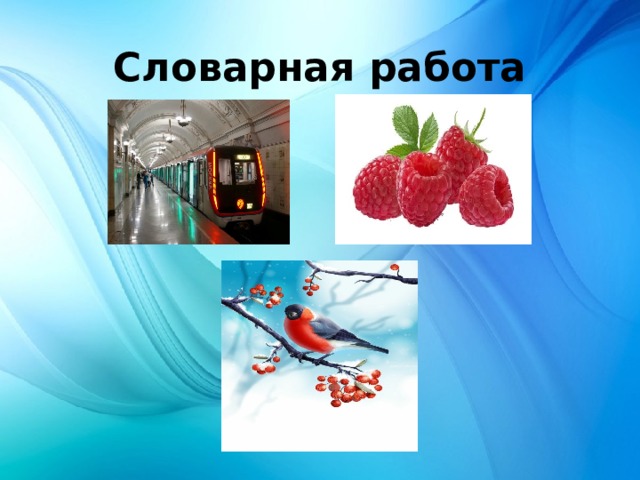 Словарная работа 