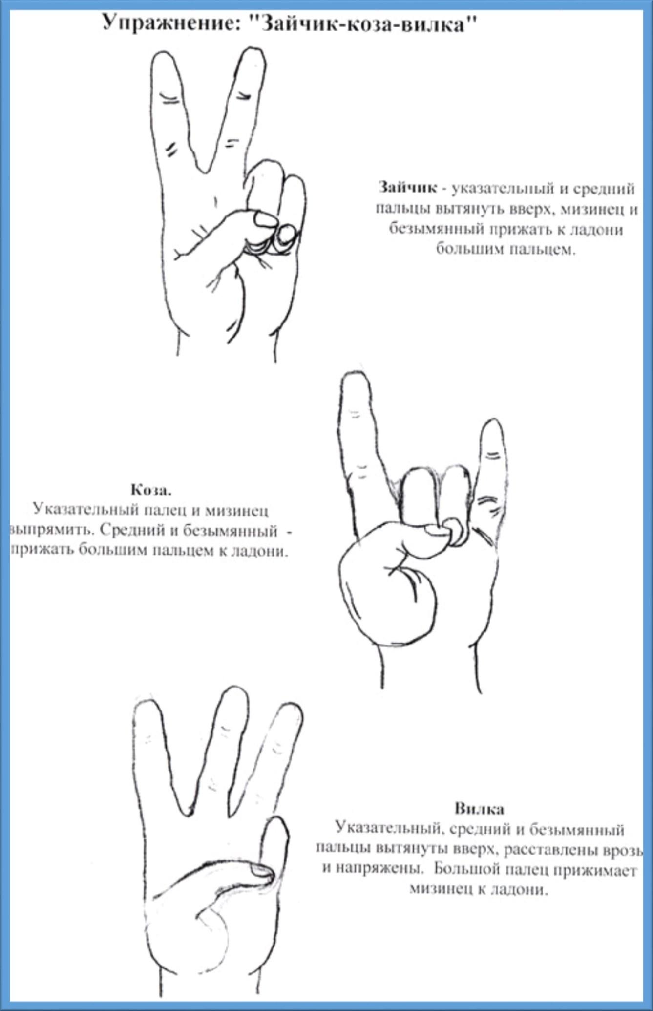 Кинезиологические пальчиковые упражнения для дошкольников