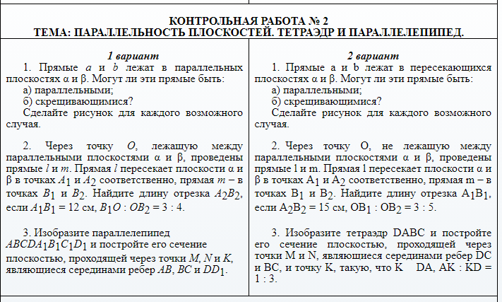 Спецификация контрольной работы 2 класс математика