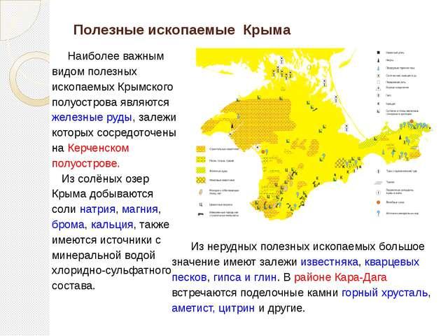 План описания природного района крым 8 класс по плану