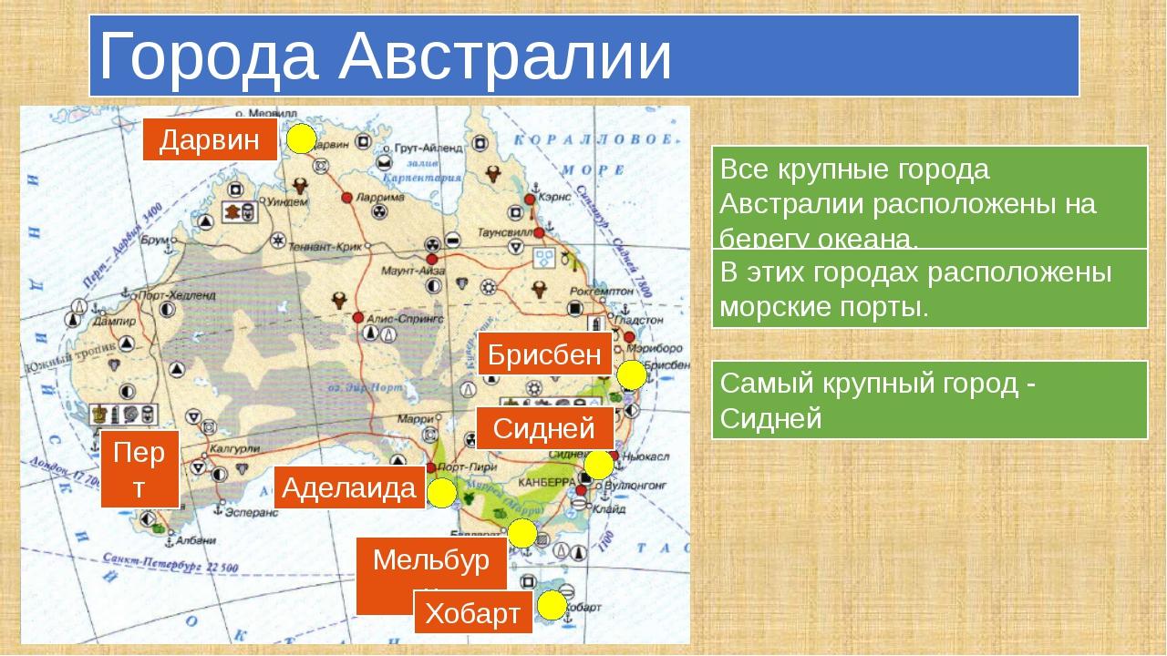 План описания австралии по географии