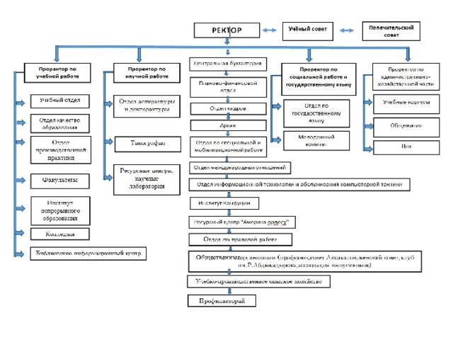 Ректор проректор декан схема