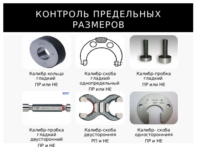 Калибром пробкой представленным на рисунке контролируется наибольший предельный размер отверстия