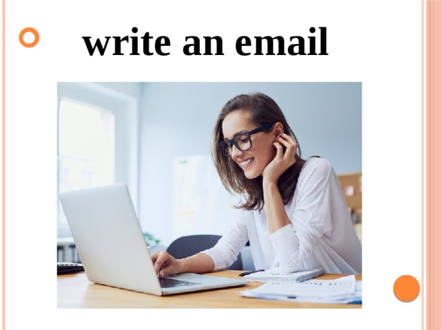  write an email 