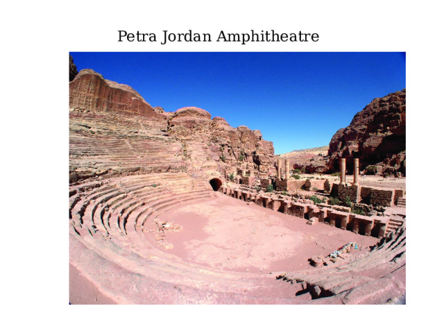Petra Jordan Amphitheatre 