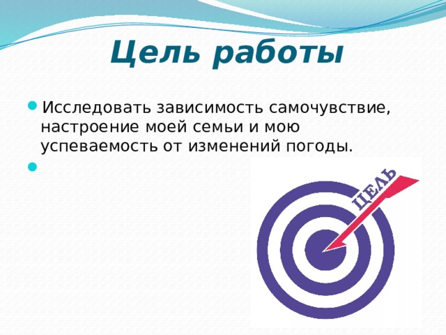 Влияние погодных условий на успеваемость проект