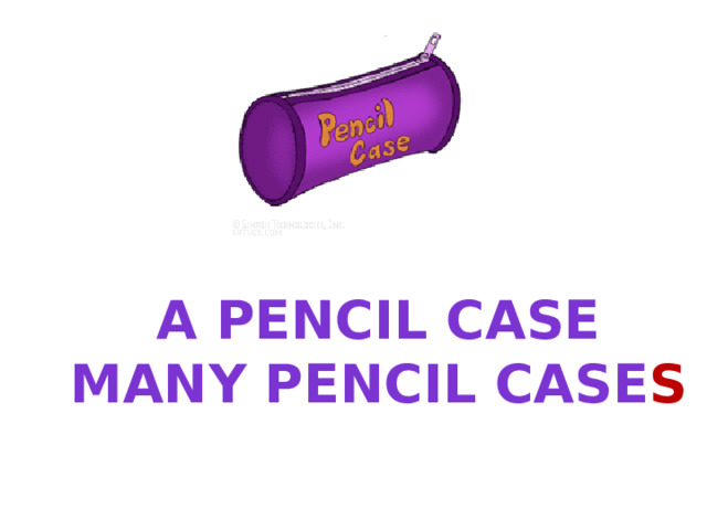 A pencil case Many pencil case s 