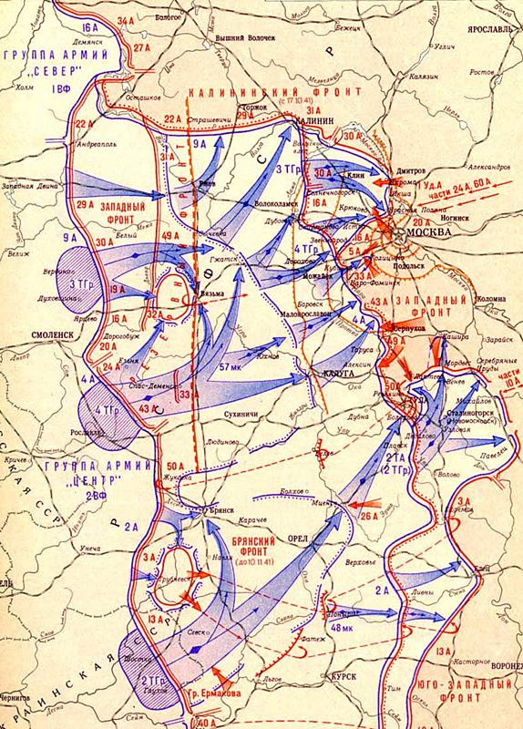 Можайская линия обороны 1941 карта