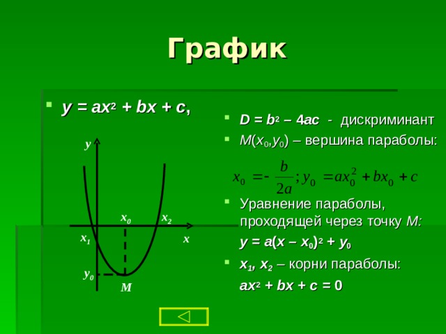 Упростить уравнение параболы найти координаты вершины и величину параметра р начертить эскиз кривой