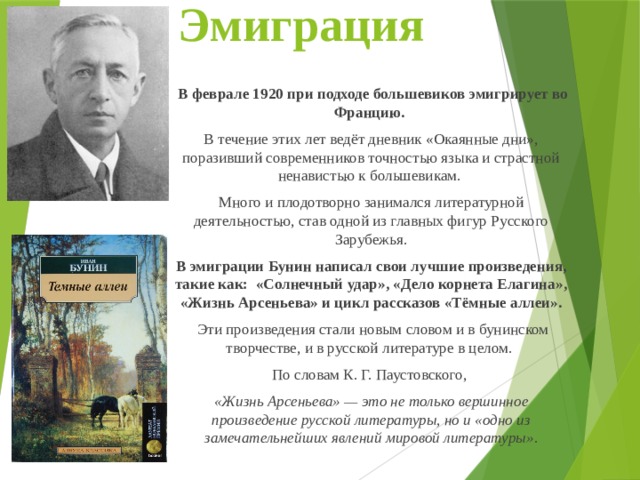 Куда эмигрировал бунин. Бунин 1920. Бунин в эмиграции.