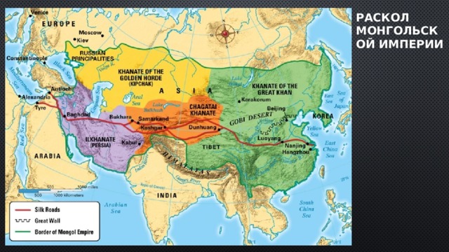 Раскол монгольской империи 