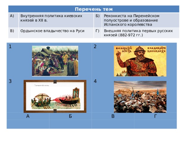 Внешняя политика князей государства русь 882 972 картинки