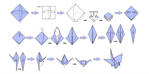 Инструкция оригами из бумаги журавль. Базовая форма оригами птица Журавлик. Японский Журавлик оригами схема. Схема сборки журавлика оригами. Оригами белый Журавлик.