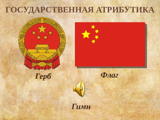 Государственная атрибутика Флаг Герб Гимн 