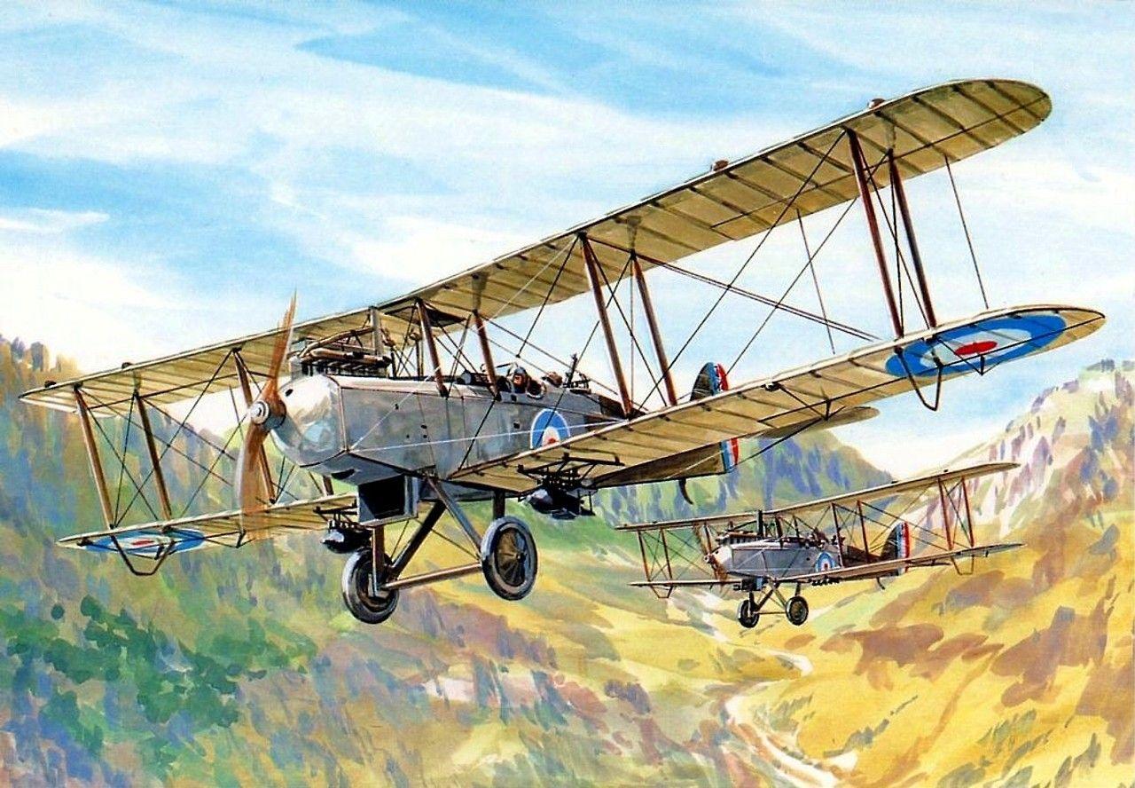 Про первые самолеты. Самолеты первой мировой войны 1914-1918. Аэропланы первой мировой войны 1914-1918. Аэропланы 1 мировой войны. Бомбардировщик Airco (de Havilland) DH.9; Великобритания.