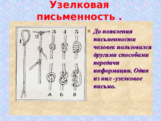 Проект на тему древнейшие виды письменности 5 класс