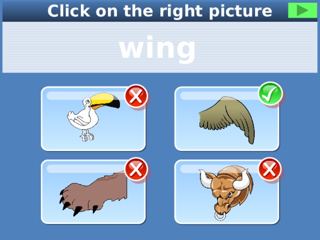 Click on the right picture wing 