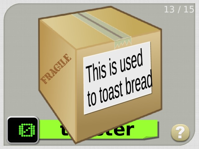 13 / 15 toaster 