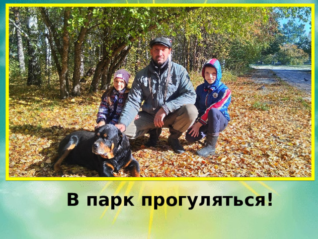  В парк прогуляться! 