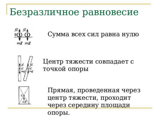 Где находится центр тяжести при безразличном равновесии. Безразличное равновесие примеры. Безразличные безразличные равновесия примеры. Определите центр тяжести ластика используя нить. Примеры безразличного равновесия в жизни.