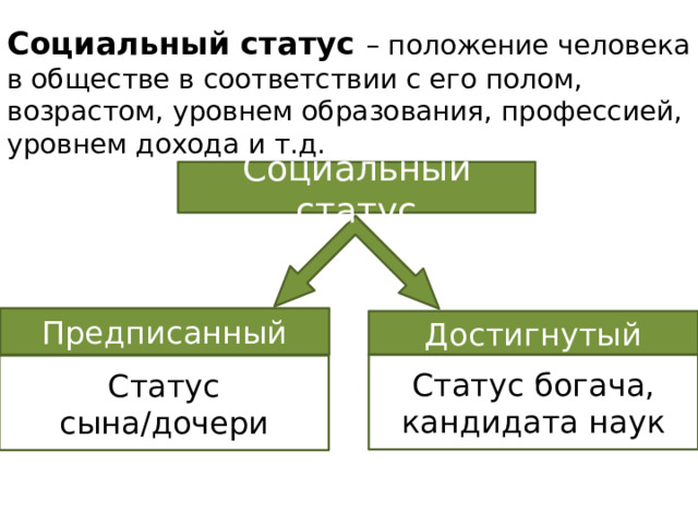 Статусы науки