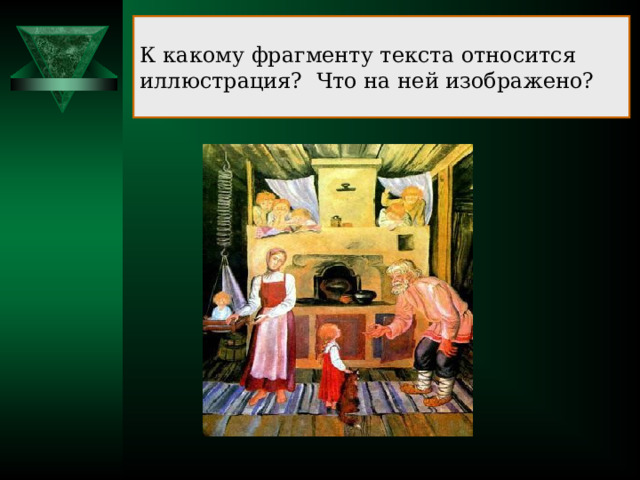 К какому фрагменту текста относится иллюстрация?  Что на ней изображено? 