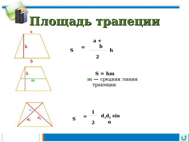 презентация площади плоских фигур