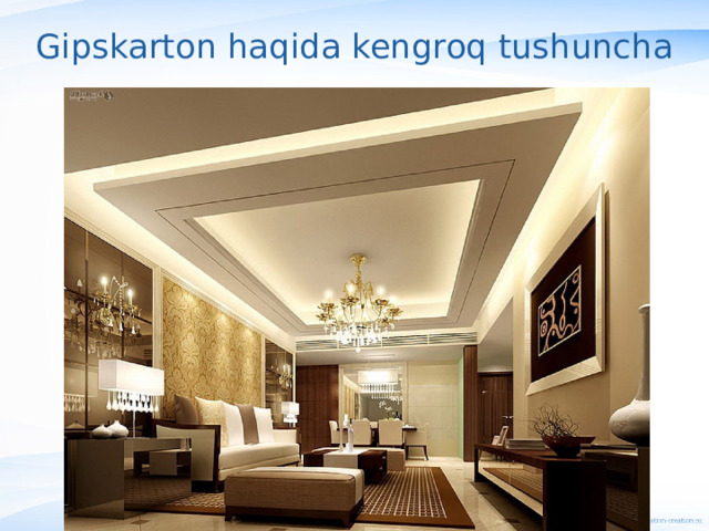 Gipskarton haqida kengroq tushuncha 
