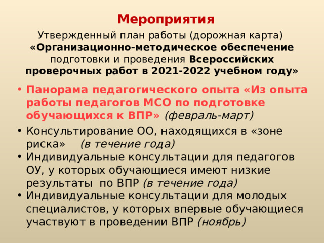 Дорожная карта профессионального развития молодого педагога