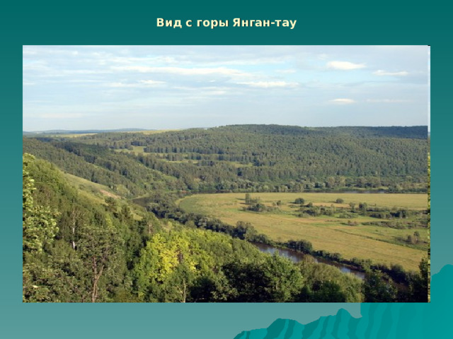 Вид с горы Янган-тау   