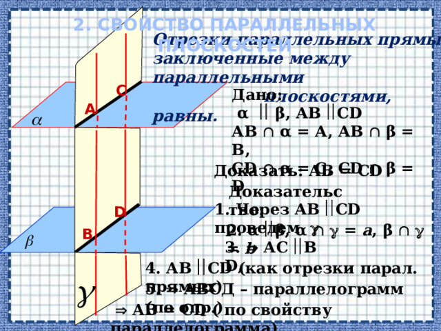 На рисунке расстояние между параллельными