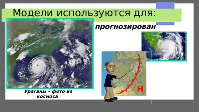 Модели используются для: прогнозирования Ураганы – фото из космоса 