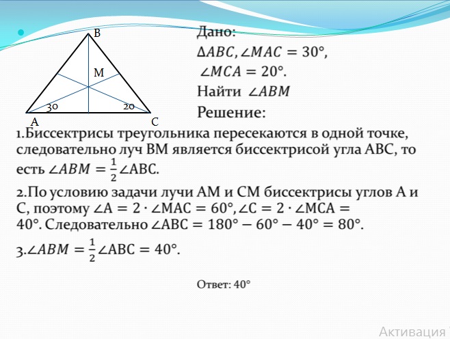 Проект замечательные точки треугольника 8 класс