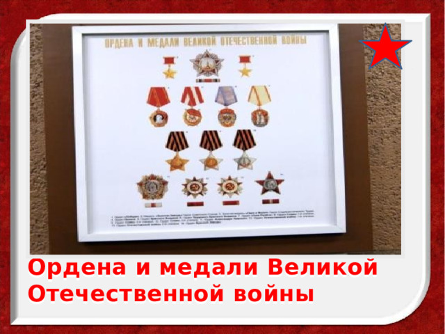 Ордена и медали Великой Отечественной войны 