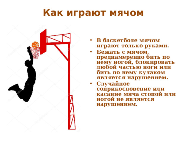 Нарушение правил игры в баскетбол