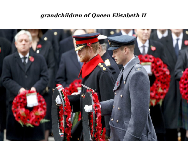 grandchildren of Queen Elisabeth II 